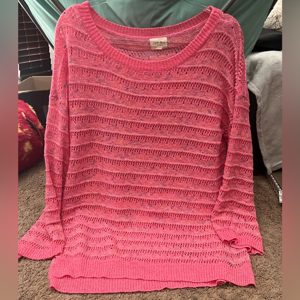 Vibrant Pink knit Sweater